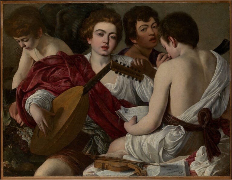 I musici, Caravaggio, Metropolitan Museum of Art, Collezione Privata, long term loan, ex collezione Barberini