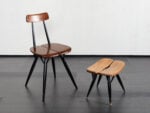 Ilmari Tapiovaara Sedia e sgabello 22Pirkka22 1955 Palazzo Bentivoglio Bologna ph. Carlo Favero 2 Bologna, Palazzo Bentivoglio apre un nuovo spazio in un garage su via del Borgo di San Pietro