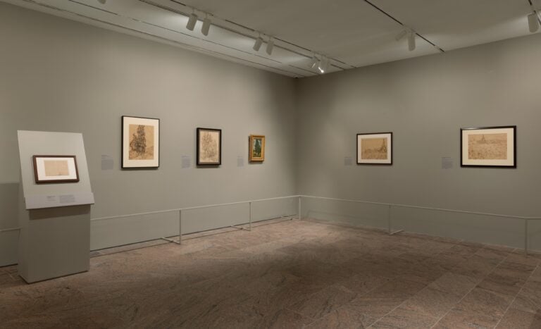 Installation view of Van Gogh’s Cypresses, on view May 22–August 27, 2023 at The Metropolitan Museum of Art. Photo by Richard Lee, courtesy of The Met