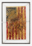 Kiyan Williams, Fried and Suspended Flag, 2023. Courtesy Peres Projects