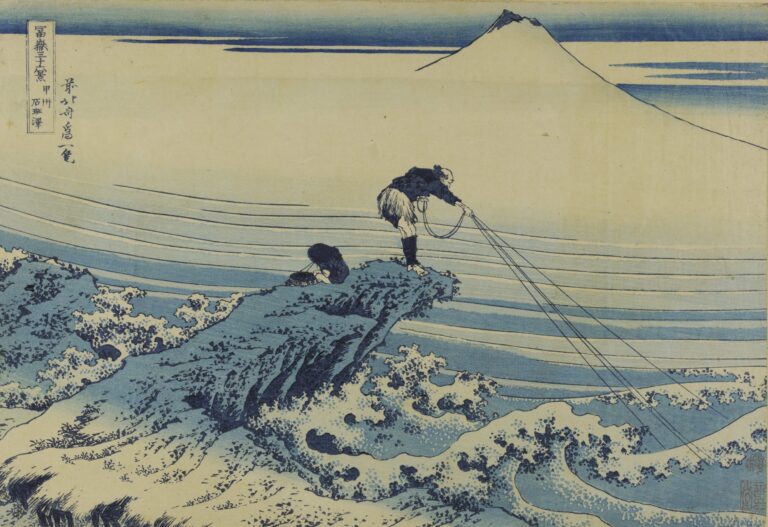 Kajikazawa, Hokusai