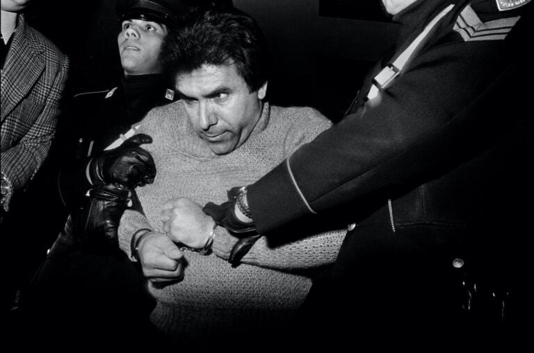 Letizia Battaglia, L'arresto del feroce boss mafioso Leoluca Bagarella. Palermo, 1979
