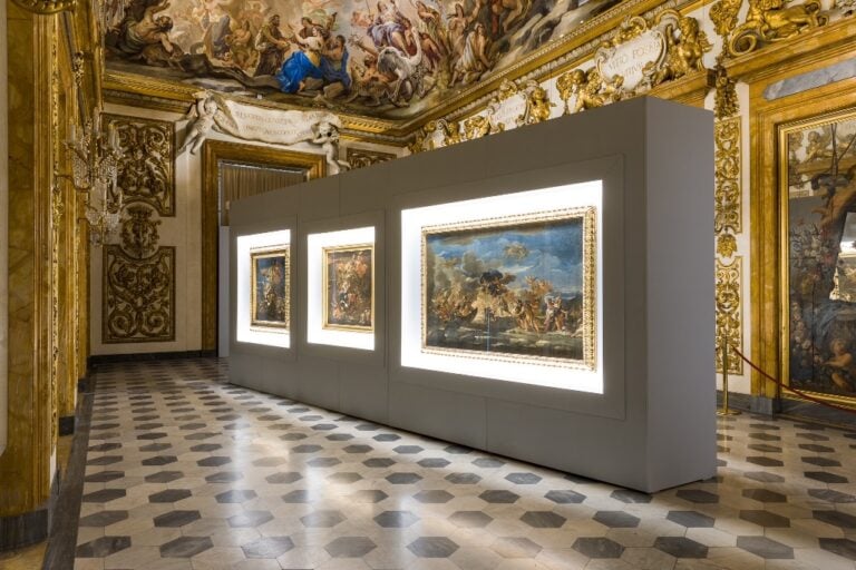 Luca Giordano, Maestro Barocco a Firenze, 2023. Installation view at Galleria degli Specchi in Palazzo Medici Riccardi, Firenze. Photo Nicola Neri