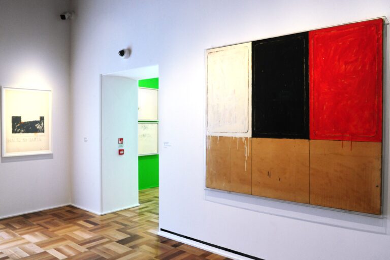 Mario Schifano. Il nuovo immaginario, 1960-1990, installation view at Gallerie d'Italia, Napoli, 2023. Photo Roberto Serra