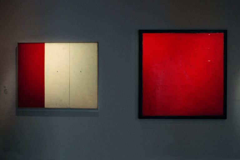 Mario Schifano. Il nuovo immaginario, 1960-1990, installation view at Gallerie d'Italia, Napoli, 2023. Photo Roberto Serra