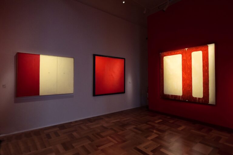 Mario Schifano. Il nuovo immaginario, 1960-1990, installation view at Gallerie d'Italia, Napoli, 2023. Photo Roberto Serra