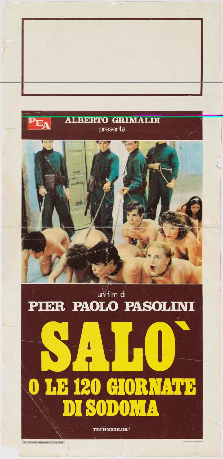 Pier Paolo Pasolini, Salò o le 120 giornate di Sodoma, 1975. Courtesy of Frederic Amat, Barcellona