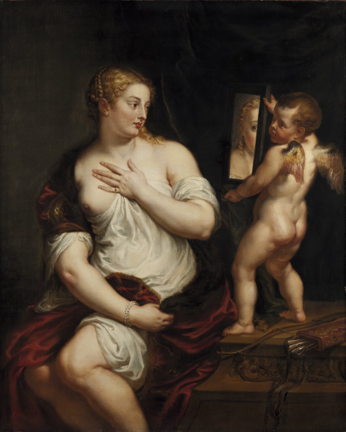 Peter Paul Rubens, Venere e Cupido, Museo Thyssen