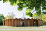 Serpentine Pavilion 2023 designed by Lina Ghotmeh. © Lina Ghotmeh — Architecture. Photo Iwan Baan, Courtesy Serpentine