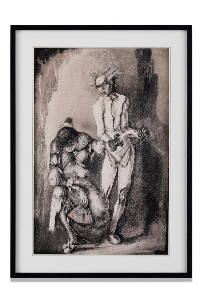 Stanislao Lepri, Le couple de saltimbanques, 1953. Courtesy Galleria Tommaso Calabro