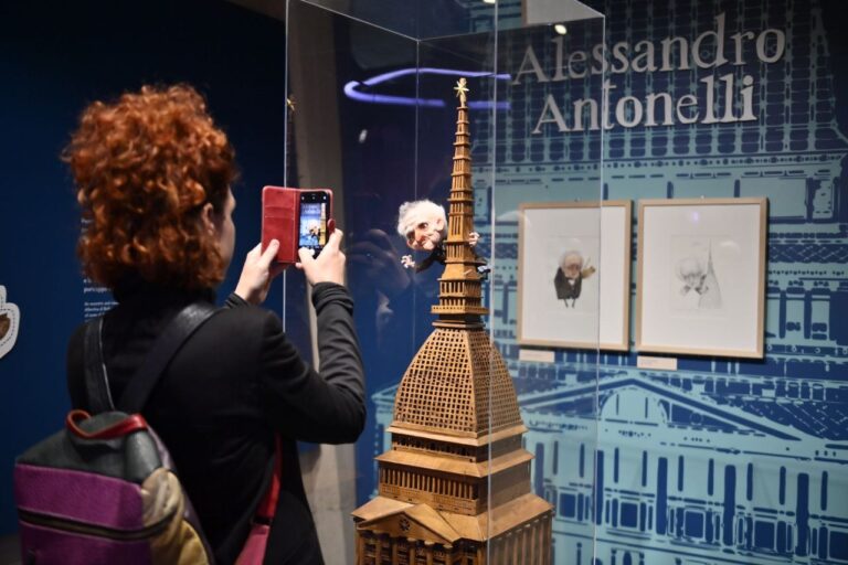 Stefano Bessoni, La Mole delle Meraviglie, installation view at Mole Antonelliana, Torino, 2023