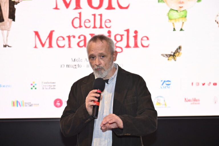 Stefano Bessoni alla mostra La Mole delle Meraviglie. Mole Antonelliana, Torino, 2023
