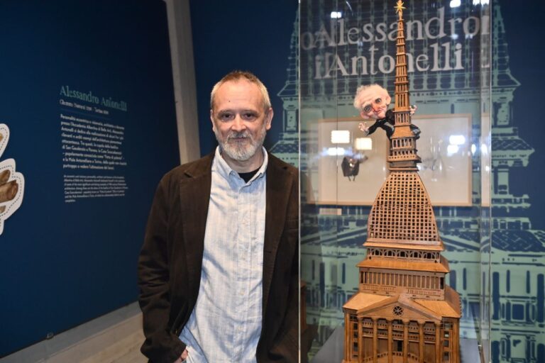 Stefano Bessoni alla mostra La Mole delle Meraviglie. Mole Antonelliana, Torino, 2023