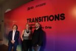 Transitions, da sinistra Riccardo Balbo direttore accademico Gruppo IED, Lucy Orta, Danilo Venturi Direttoree IED Firenze