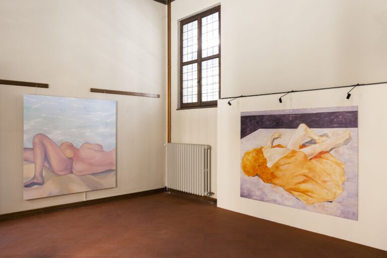 Valdrin Thaqi e Adelisa Selimbasic, Palazzo Fodri PQV Fine Art, Cremona, 2023. Courtesy Cremona Contemporanea Art Week. Photo Andrea Rossetti