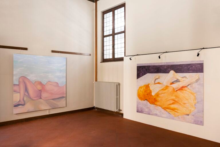 Valdrin Thaqi e Adelisa Selimbasic, Palazzo Fodri PQV Fine Art, Cremona, 2023. Courtesy Cremona Contemporanea Art Week. Photo Andrea Rossetti