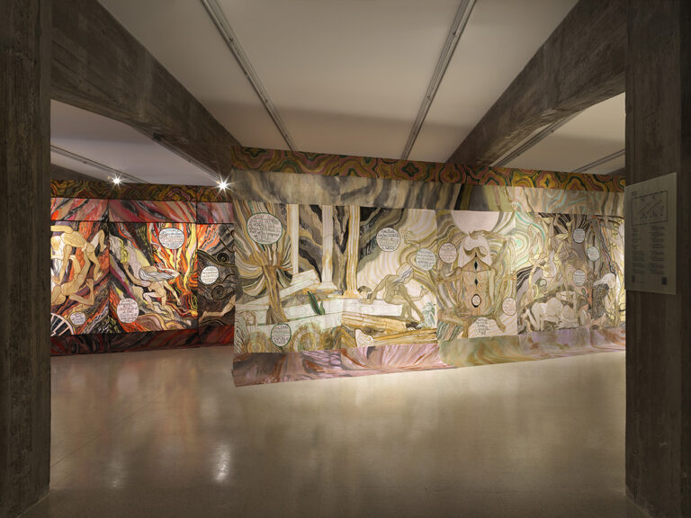 Emma Talbot, The Age: L'Età, installation view at Collezione Maramotti, Reggio Emilia. Photo Dario Lasagni