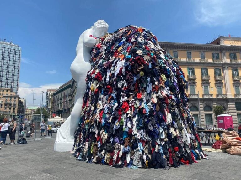 Venere degli stracci, Michelangelo Pistoletto per Napoli Contemporanea (Fonte Facebook)