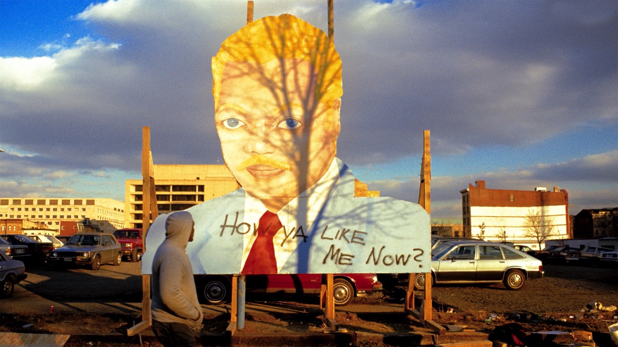 Hammons Sculpture “How You Like Me Now_” Washington DC, 1989. Credit Phillip Brookman