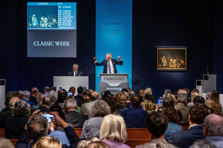 Christie's, Old Masters, Londra. Courtesy of Christie's Images Ltd.