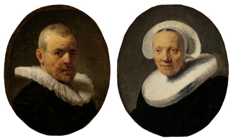 Rembrandt, Portrait of Jan Willemsz. van der Pluym and Jaapgen Carels. Courtesy of Christie's Images Ltd.