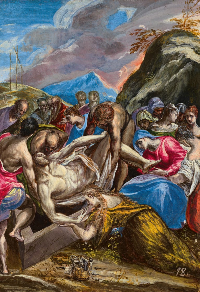 El Greco, The Entombment of Christ. Courtesy of Christie's Images Ltd.