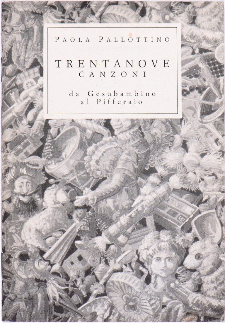 39 canzoni. Da Gesubambino al Pifferaio, con lettera di A. Palazzeschi del 1957 e postfazione di A. Bandinelli, Roma, Stampa Alternativa, 1989. Ristampa, 1993