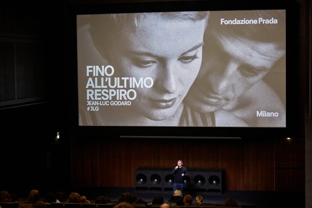 Il cinema della Fondazione Prada a Milano cambia nome e ora si chiama Godard