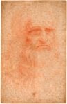 Autoritratto, c. 1515-16 (sanguigna su carta bianca) di Leonardo da Vinci, Credits Musei Reali di Torino, Google Arts & Culture