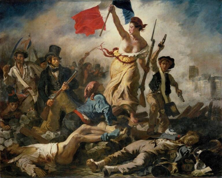 Eugène Delacroix, La Libertà guida il popolo, 1830