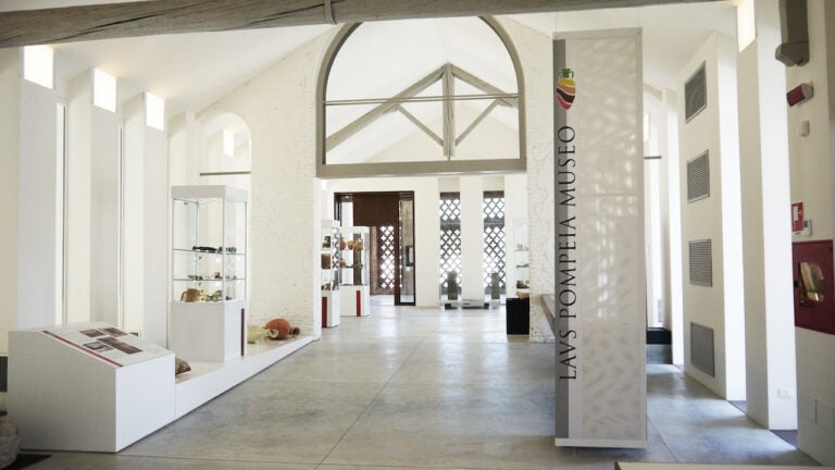 Fasemodus, interno del museo, Parco Archeologico Laus Pompeia, Lodi