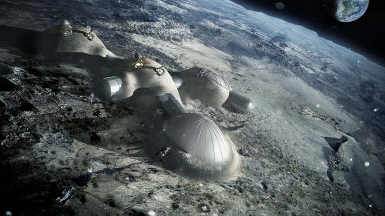 Foster + Partners, Lunar Habitation, 2012. Photo © ESA Foster + Partners