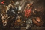 G.B. Castiglione detto il Grechetto, Aria e Fuoco (Giunone e Vulcano), olio su tela, Musei Nazionali di Genova – Galleria Nazionale della Liguria