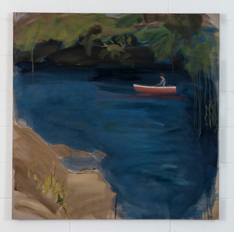 Gideon Rubin, Red Dinghy, 2023