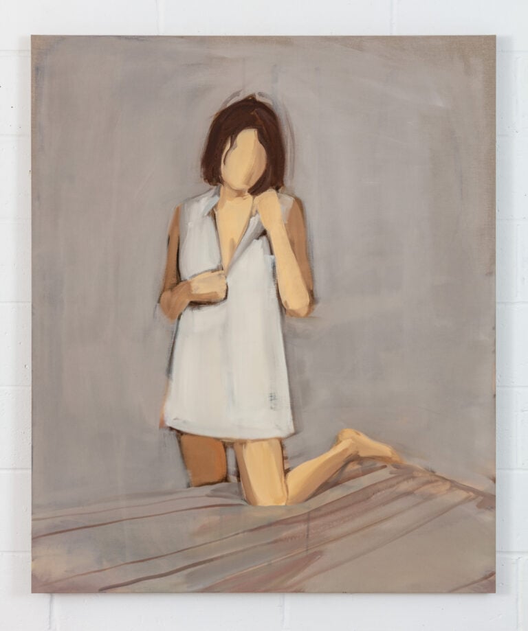 Gideon Rubin, White Dress, 2023