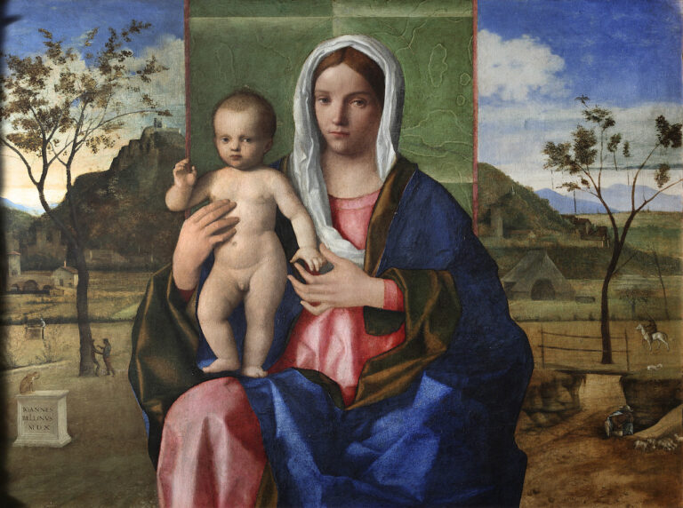 Giovanni Bellini, Madonna col Bambino, 1510. Pinacoteca di Brera. Photo Cesare Maiocchi, Pinacoteca di Brera