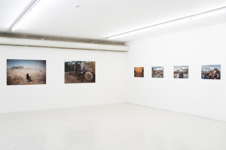 Ivor Prickett, No Home from War. Tales of Survival and Loss, exhibition view at Collezione Maramotti, Reggio Emilia, 2023. Photo Masiar Pasquali