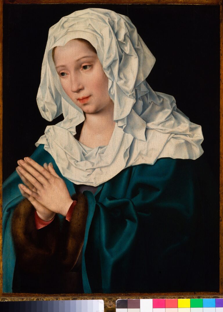 J. van Cleve, Madonna orante, olio su tavola, Musei Nazionali di Genova – Palazzo Spinola