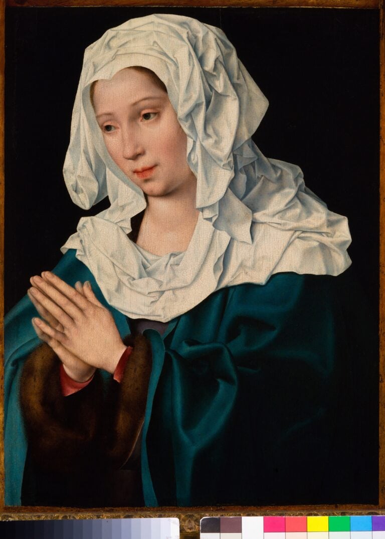 J. van Cleve, Madonna orante, olio su tavola, Musei Nazionali di Genova – Palazzo Spinola