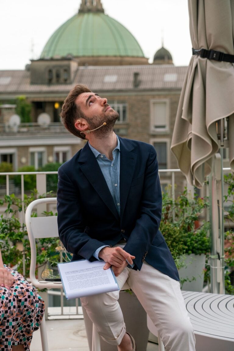 Jacopo Veneziani - Wellio Duomo, Milano. Evento di presentazione dell'opera 'Days' di Lorenza Longhi. Ph. Ambra Parola. Courtesy Covivio