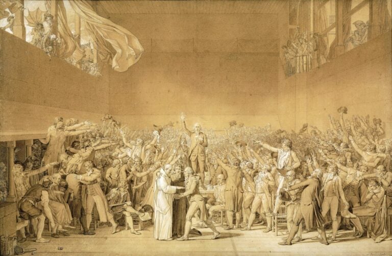 Jaques-Louis David, Il giuramento della Pallacorda