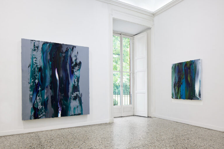 Jason Martin, Jason Martin. Reminiscence, installation view at Galleria Christian Stein, Milano, 2023. Courtesy dell’artista e della Galleria Christian Stein. Photo Agostino Osio