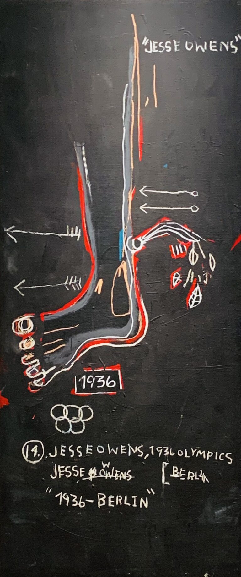 Jean-Michel Basquiat, Jesse Owens © The Estate of Jean-Michel Basquiat