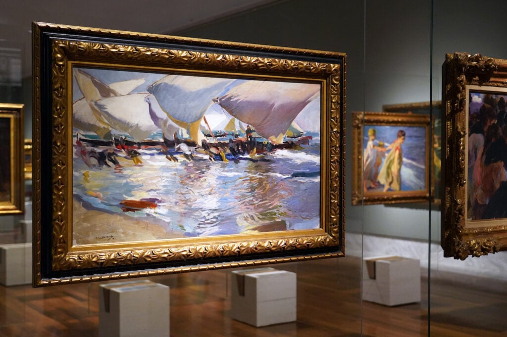 Joaquín Sorolla, Colleciòn Masaveu. Sorolla, installation view at Museo de Bellas Artes, Valencia, 2023. Photo Santi Ortiz