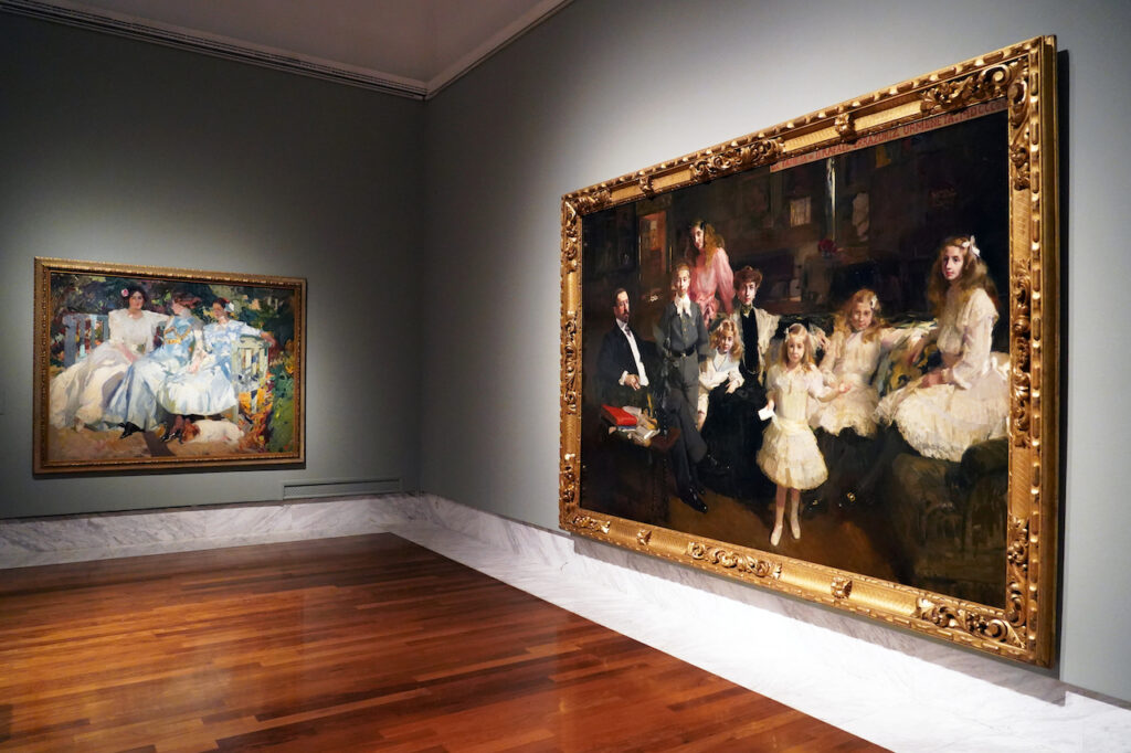 Joaquín Sorolla, Colleciòn Masaveu. Sorolla, installation view at Museo de Bellas Artes, Valencia, 2023. Photo Santi Ortiz