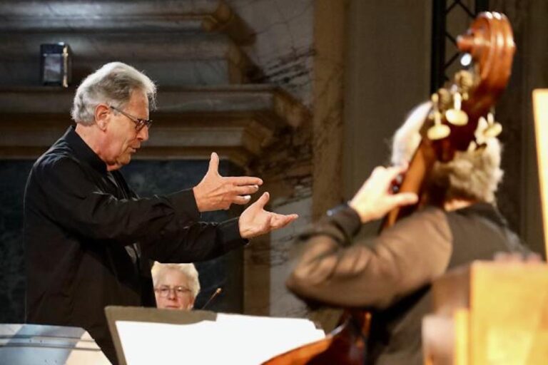 John Eliot Gardiner, Monteverdi Festival, Cremona, 2023. Photo Salvo Liuzzi