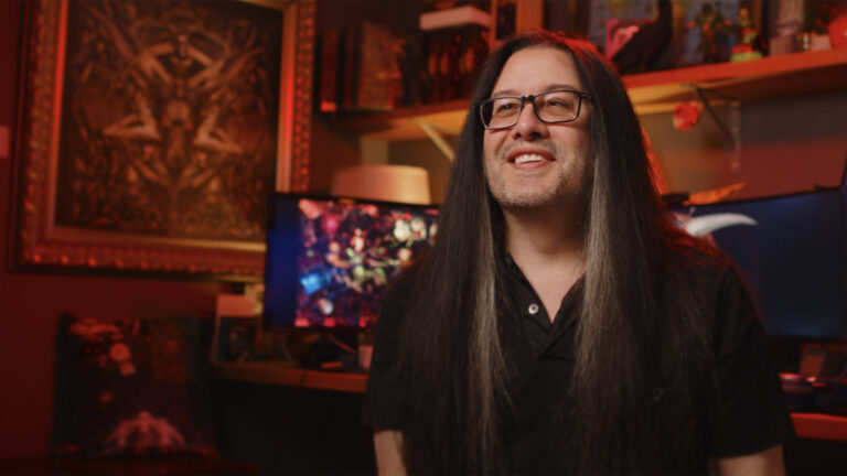 John Romero in First Person Shooter