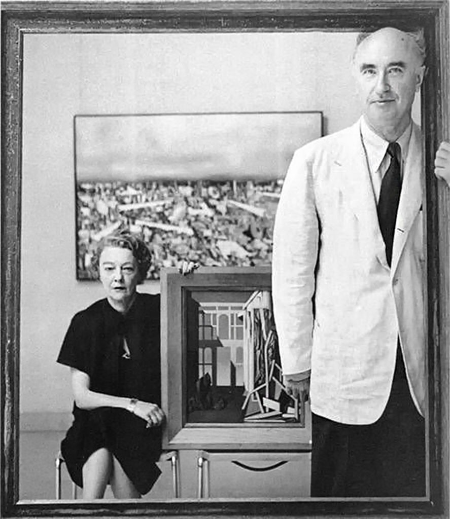 Kay Sage and Yves Tanguy 1954
