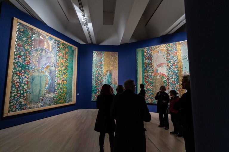 Klimt e l'arte italiana, exhibition view at Mart, Rovereto, 2023. Credits Brand&Soda