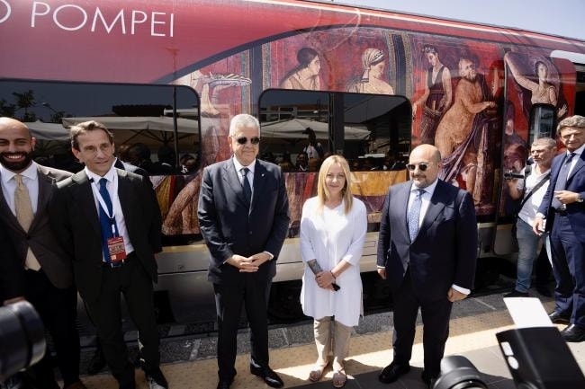 L'inaugurazione del Frecciarossa Roma-Pompei